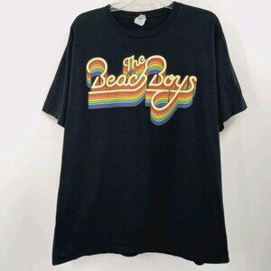 The  Beach Boys Band T-Shirt Adult XL Black Graphic Concert Port & Company Tee